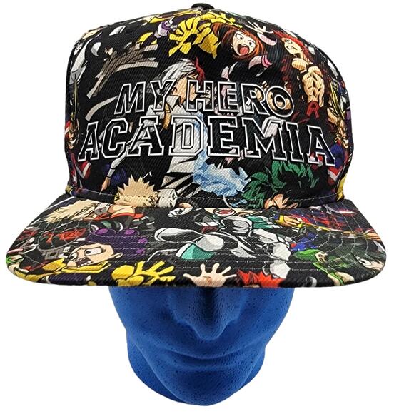 My Hero Academia All-Over Graphic Adjustable Trucker Cap - One Size - Picture 2 of 5